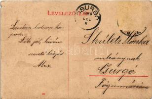 1909 Kolozsvár, Cluj; Klinikák, kórház / clinics, hospital (ázott / wet damage)