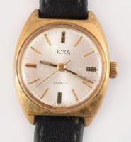 Doxa női karóra, mechanikus, működik, szíjjal, d: 22 mm