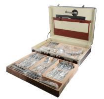 Domotti 72 részes evőeszköz készlet, dobozában.