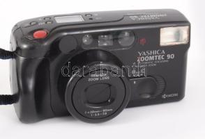 Yashica Zoomtec 90 fényképezőgép, tokban