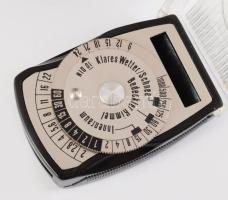 Retro fénymérő, tokjában