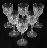 Francia 6 darabos boros pohár készlet, m: 15 cm