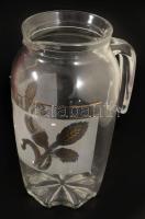 Olasz Moliére boros szett, kancsó és 6 pohár, dobozában,