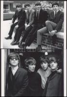 cca 1963 Beatles együttes, 2 db modern nagyítás, jelzés nélkül, 15x21 cm