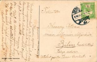 1916 Ohat-Pusztakócs (Egyek), vasútállomás. Balkányi Antal kiadása (EB)