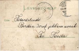 1904 Nagybecskerek, Zrenjanin, Veliki Beckerek; Főgimnázium, Vendégfogadó a Magyar Királyhoz, szállo...