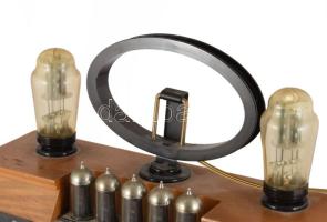 Spirit of St Louis steampunk rádió készülék. Működik. 33x44 cm