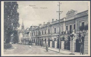 Pöstyén Király alley with Villa Király