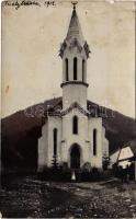 1912 Királylehota, Králova Lehota; Evangélikus templom / Lutheran church. photo (fl)