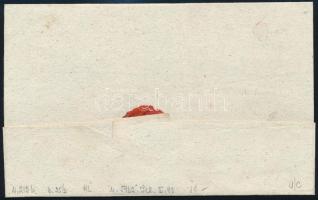 1828 Ex offo teljes tartalommal, 4kr portóval / with full content "V.KASCHAU" - Ungvár (ex...