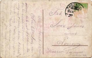 1914 Eszék, Essegg, Osijek; Paromlin Union, Kolodvor ulica / Union gőzmalom, Vasút utca / steam mill...