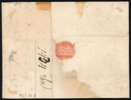 1834 Levél, előbb 10kr majd 5kr portófeljegyzéssel "TYRNAU" - Neuberg (ex Provera)