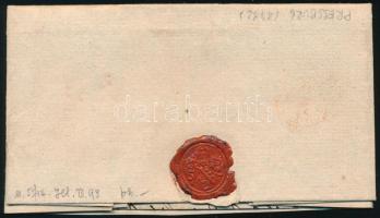 1782 Magyar nyelvű levél teljes tartalommal, friss darab, Pozsonyból Tokajra / Letter in Hungarian w...