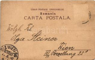 1902 Mihaileni (Botosani), street view with shops. Phot. &amp; Edit. J. Ambre (EB)