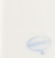 Meissen hagymamintás ovális szervírozótál, jelzett, hibátlan, 51x24 cm