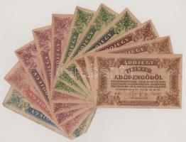 1946. 10.000AP-10.000.000AP (11db, 6xklf) T:F-VG