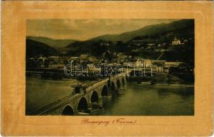 Visegrad (Bosnia), general view, bridge. W.L. Bp. 4858. (fa)