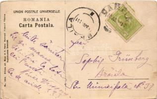 1911 Bustenari, Sonde / oil plant, oil wells, drilling towers (EB)