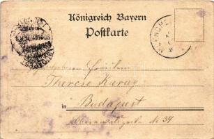 1900 München, Munich; Totalansicht. Max Hirmer (fl)