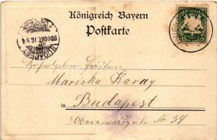 1900 München, Munich; Bavaria. Max Hirmer (fl)
