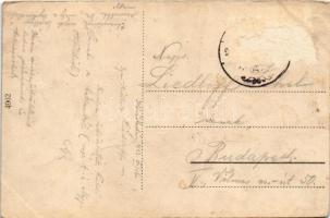 1923 Körösladány, Gróf Merán uradalmi kastélya (gyűrődések / creases)