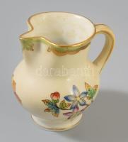 Herendi Viktória mintás tejszínkiöntő, jelzett, hibátlan, m: 7 cm