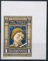 1972 Janus Pannonius ívsarki vágott bélyeg