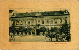 1910 Békéscsaba, Polgári leányiskola, Aradi Ipar és Népbank Békésmegyei Fiókintézete, Szabó Albert ü...