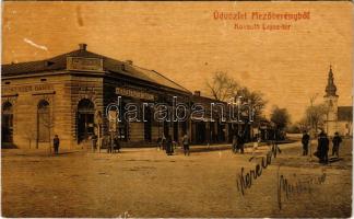 1908 Mezőberény, Kossuth Lajos tér, Erzberger Dániel, Stern János, Tardos J. üzlete, templom. W.L. 1...