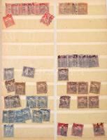 Hatalmas Turul böngészde + kevés Krajcáros bélyeg 17 lapos A/4-es berakóban (elvált gerinc). Érdekes...