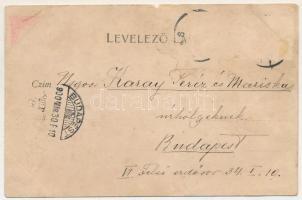 1900 Szarvas, Bolza grófok kastélya, Holt-Körös, Erzsébet királyné liget. R. Rozgony J. fényképész k...