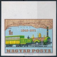 1971 125 éves a magyar vasút ívszéli vágott bélyeg