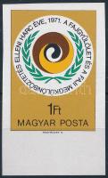 1971 Faji megkülönböztetés elleni harc ívszéli vágott bélyeg