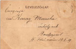 1899 Szarvas, Piactér, Római katolikus templom, Fő utca. R. Rozgony J. fényképész kiadása (Rb)