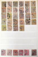 Krajcáros összeállítás értékek szerint rendezve, közepes Schaubek berakó 13 oldalán