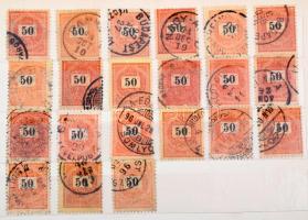 Krajcáros összeállítás értékek szerint rendezve, közepes Schaubek berakó 13 oldalán