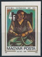 1987 Uitz Béla vágott bélyeg