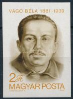 1981 Vágó Béla vágott bélyeg