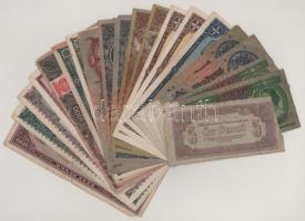 20db-os vegyes magyar bankjegytétel T:F-VG