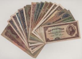 20db-os vegyes magyar bankjegytétel T:F-VG