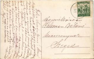 1923 Tiszaroff, Borbély Géza kastélya. Fogyasztási szövetkezet kiadása (ázott sarok / wet corner)