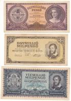1946. 1.000.000.000P + 1.000.000MP + 10.000.000MP T:F erős papír