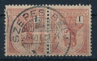 1900 Turul 10f pár csillag vízjellel "SZEPES BÉLA"
