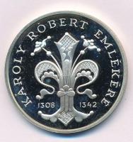 1992. 500Ft Ag "Károly Róbert" kapszulában T:UNC (eredetileg PP) folt, kis patina
Adamo E...