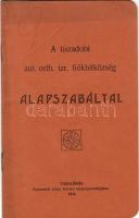 1912 A tiszadobi. orth. izr. fiókhitközség alapszabályai (Lőwy Márton könyvnyomdája, Tiszalök) / Grundregeln der israelit. Kultusgemeinde Tiszalök