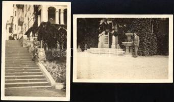 1930 Balatonfüred 2 db fotó 9x6 cm