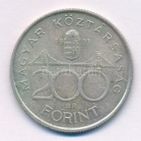 1993. 200Ft Ag "MNB" T:XF,VF Adamo F13