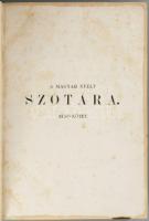 Czuczor Gergely - Fogarasi János: A magyar nyelv szótára. 1.,5-6. kötet. Bp., 1862-1874., Emich Gusz...
