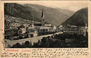1900 Rio di Pusteria, Mühlbach im Pustertal (Südtirol); Pusterthal. Aufnahme v. J. Gugler / view, va...