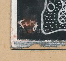 Fery Antal (1908-1994): Kiskunhalas város 500 éves ünnepe, 1936 (plakátterv). Tempera, karton, jelze...